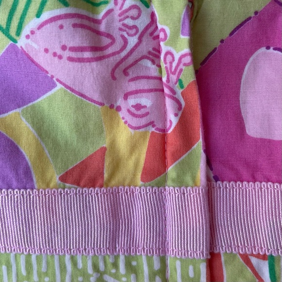 Lilly Pulitzer strapless dress (white label) Chef’s Blend Patchwork- 10 - Picture 4 of 7